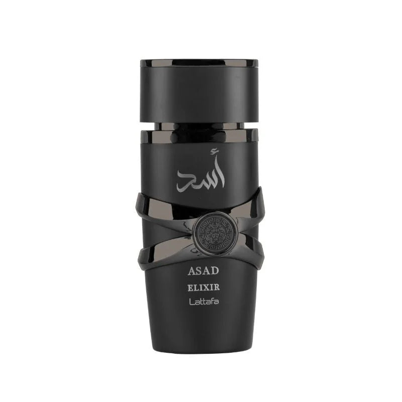 Lattafa Asad Elixir 100ml, perfume oriental amaderado intenso