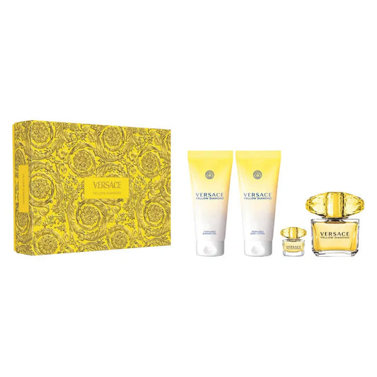 Versace Yellow Diamond Estuche / Set / Kit x4 Piezas