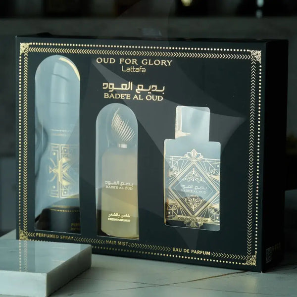 ESTUCHE SET/ KIT OUD FOR GLORY X3 PIEZAS - Fragancias Colombia