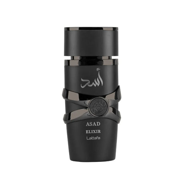 Lattafa Asad Elixir 100ml, perfume oriental amaderado intenso