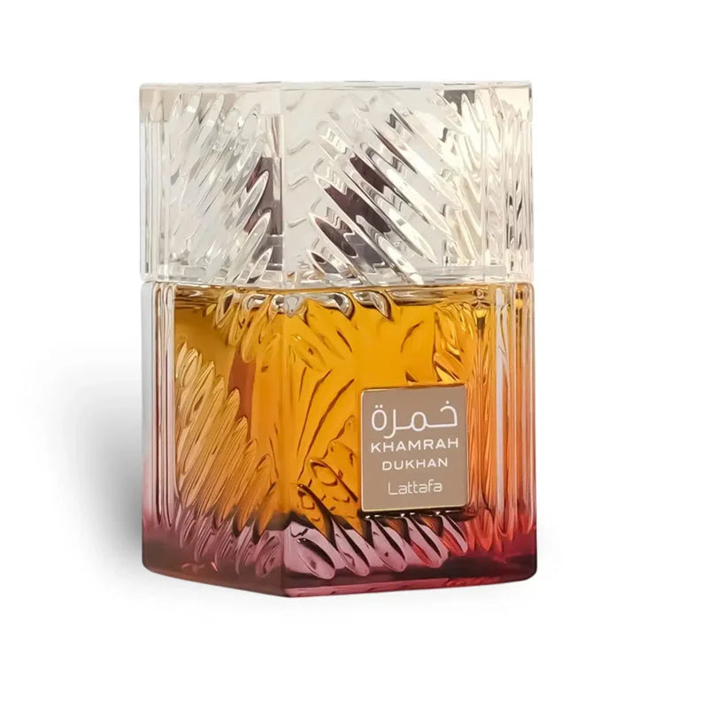 Lattafa Khamrah Dukhan 100ml, perfume oriental ahumado especiado