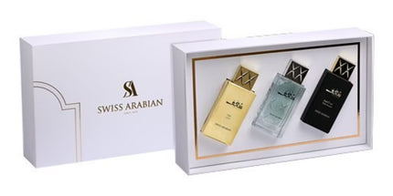 SWISS ARABIAN KIT: SHAGHAF OUD - SHAGHAF FOR MEN - SHAGHAF ASWAD - Fragancias Colombia